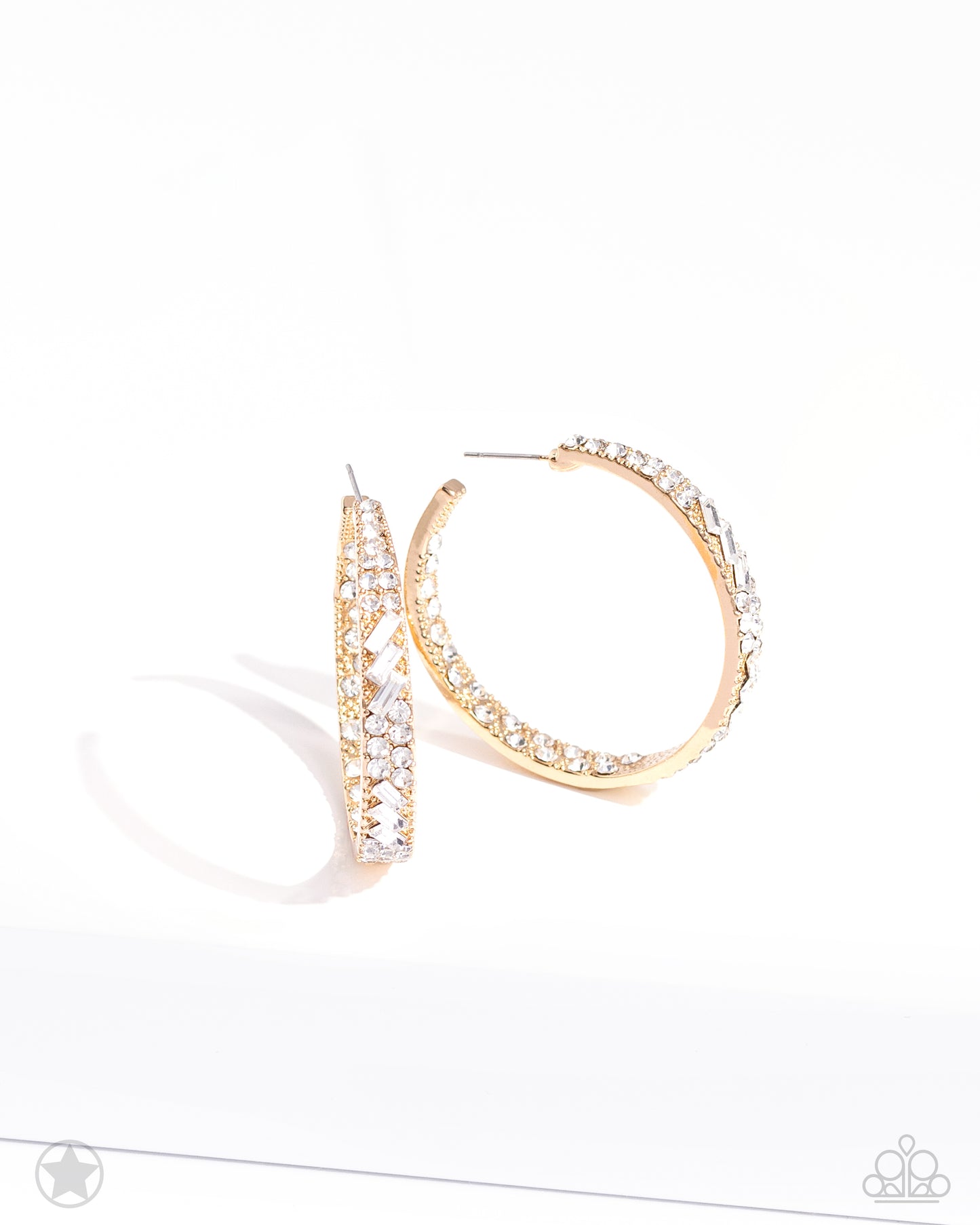 Glitzy by Association Earrings- Gold